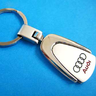 Porte clef Logo Audi Chromé