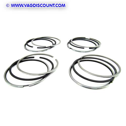 Segments de piston Golf Corrado A100 A80 Passat Ibiza 1.6-1.8L