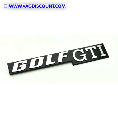 Badge Embleme Sigle Golf 1 GTI Coffre