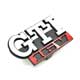 Badge Embleme Sigle Golf 2 GTI 16V Calandre