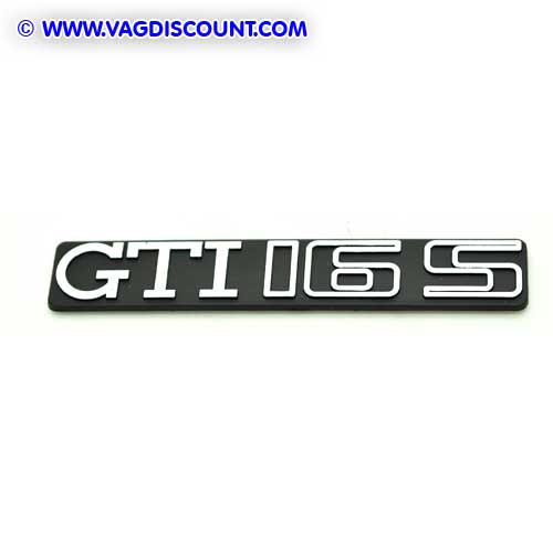 Badge Embleme Sigle Golf 2 GTI 16S Planche de bord