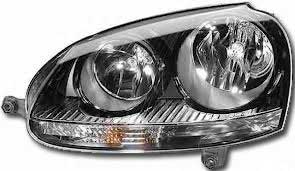 Phare Golf 5 GTI Noir/chrome  Gauche