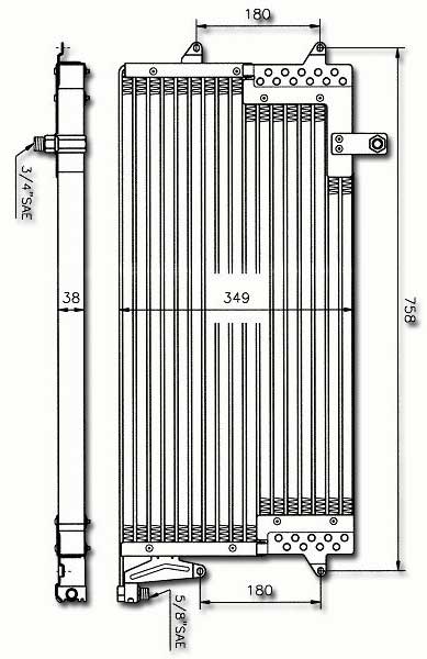 Condenseur de clim Passat B5 00-05