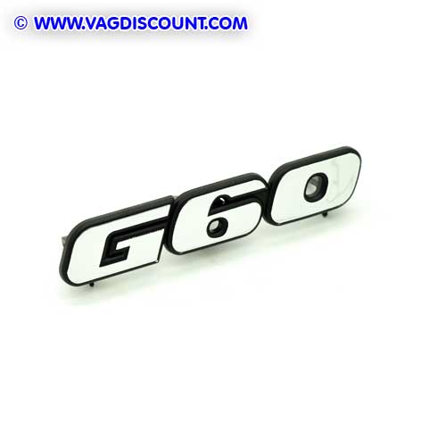 Badge Embleme Sigle Golf 2 Corrado G60 Calandre Metal