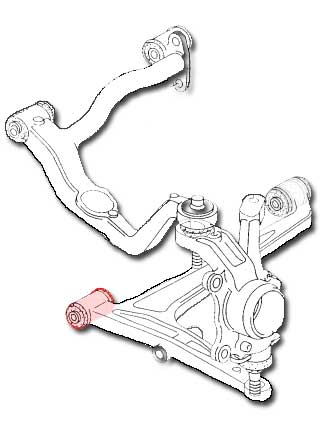 Silenbloc triangle T4 Avant Bas  Avant 91-96