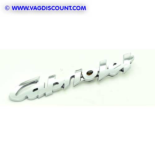 Badge Embleme Sigle Cabriolet