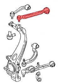 Bras de suspension Passat A4 A6 Haut avant droit