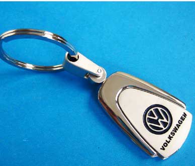 PORCLEFVWB - Porte clef VW Chromé